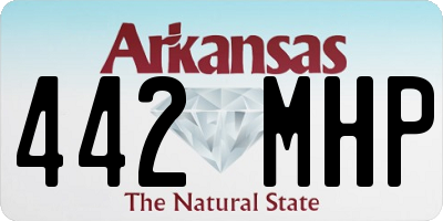AR license plate 442MHP