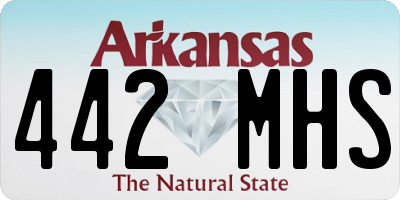 AR license plate 442MHS
