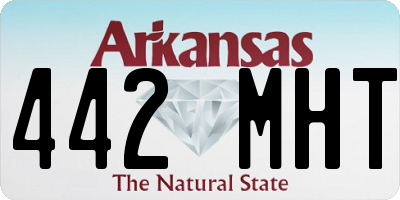 AR license plate 442MHT