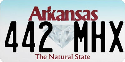 AR license plate 442MHX