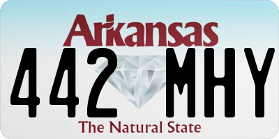 AR license plate 442MHY