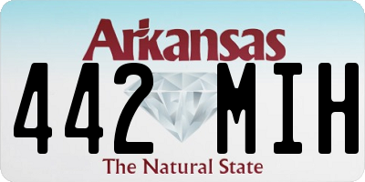 AR license plate 442MIH