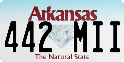 AR license plate 442MII