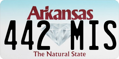 AR license plate 442MIS