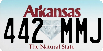 AR license plate 442MMJ