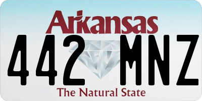 AR license plate 442MNZ