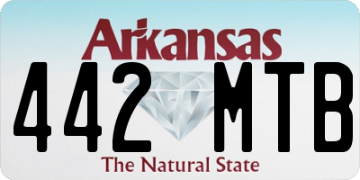 AR license plate 442MTB