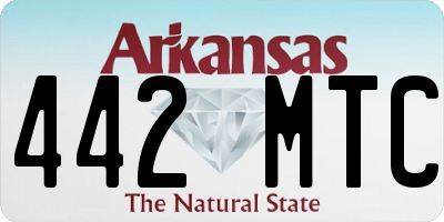 AR license plate 442MTC