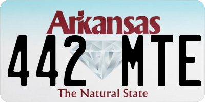 AR license plate 442MTE