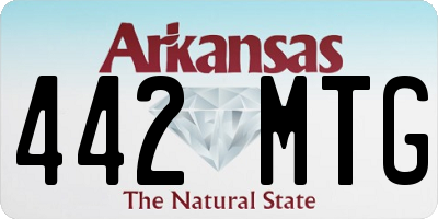AR license plate 442MTG