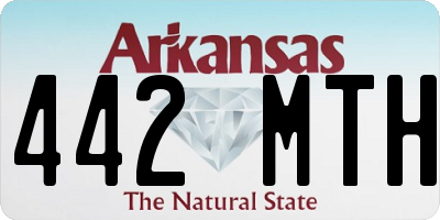 AR license plate 442MTH