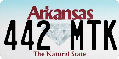 AR license plate 442MTK