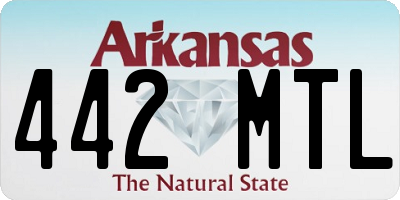 AR license plate 442MTL