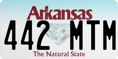 AR license plate 442MTM