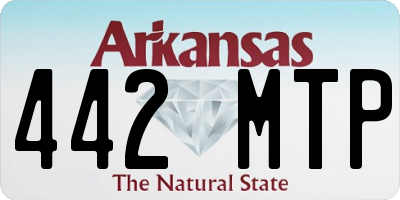 AR license plate 442MTP