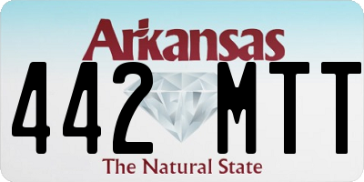 AR license plate 442MTT