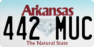 AR license plate 442MUC