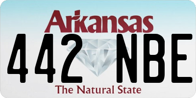 AR license plate 442NBE