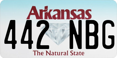 AR license plate 442NBG