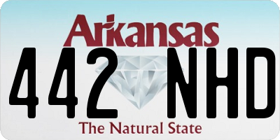 AR license plate 442NHD