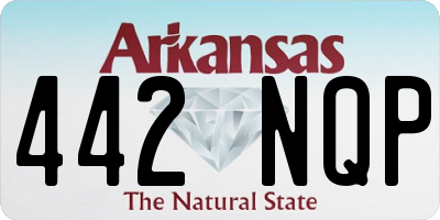 AR license plate 442NQP