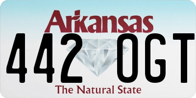 AR license plate 442OGT