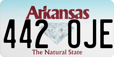AR license plate 442OJE