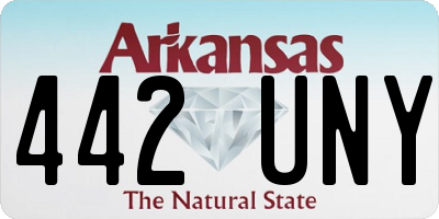 AR license plate 442UNY
