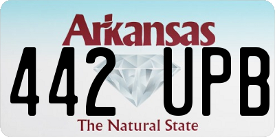 AR license plate 442UPB