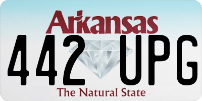 AR license plate 442UPG
