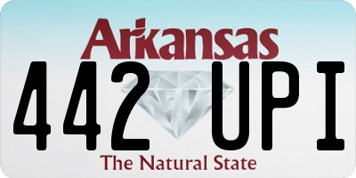 AR license plate 442UPI
