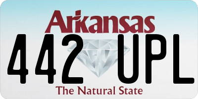 AR license plate 442UPL