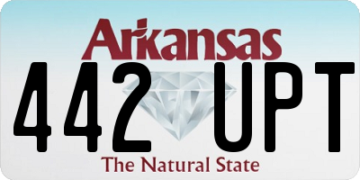 AR license plate 442UPT
