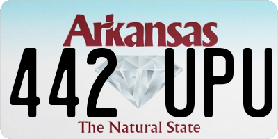 AR license plate 442UPU