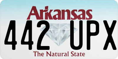 AR license plate 442UPX