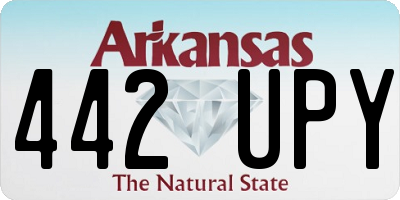AR license plate 442UPY