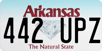 AR license plate 442UPZ