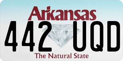 AR license plate 442UQD