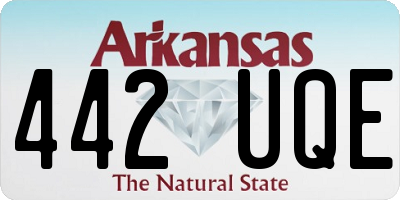 AR license plate 442UQE