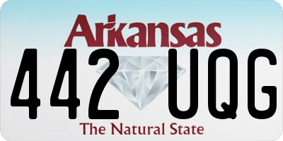 AR license plate 442UQG