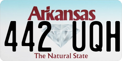 AR license plate 442UQH
