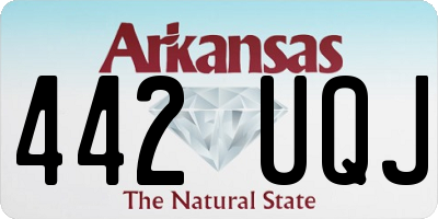 AR license plate 442UQJ
