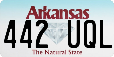 AR license plate 442UQL