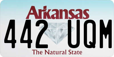 AR license plate 442UQM