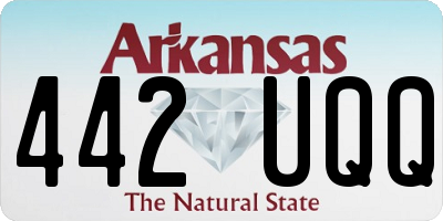 AR license plate 442UQQ