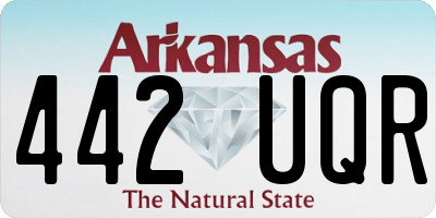 AR license plate 442UQR
