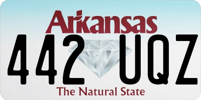 AR license plate 442UQZ