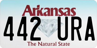 AR license plate 442URA