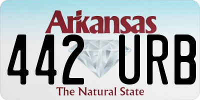 AR license plate 442URB