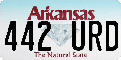 AR license plate 442URD